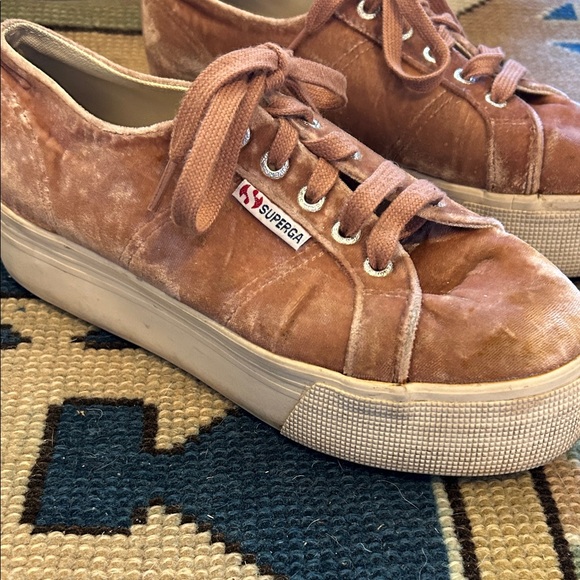 Superga Women's Casual Velvet Sneakers - Picture 3 of 8